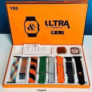 Y80 Ultra Smart Watch With 8 Straps